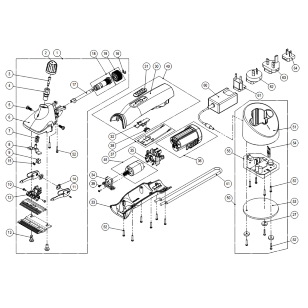 Spare part image Motorhalterung hinter für Heiniger Xplorer